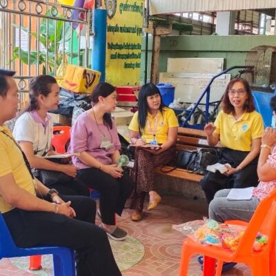 กิจกรรมสำรวจพื้นที่เรียนรู้ในชุมชน สัมผัสภูมิปัญญาท้องถิ่นของคลองสามเสน เขตดุสิต กทม.